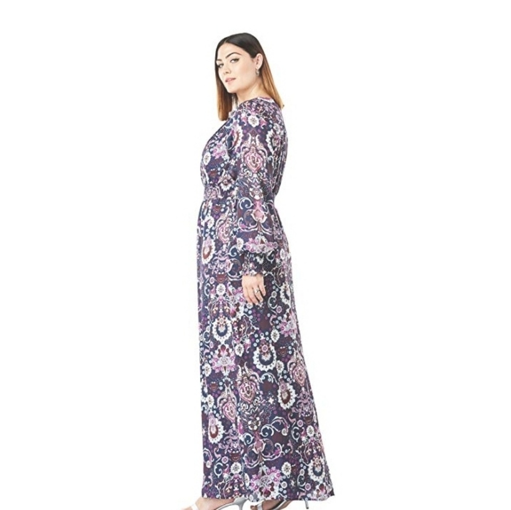 NIP PLUS SZ 22 MAXI DRESS LINED